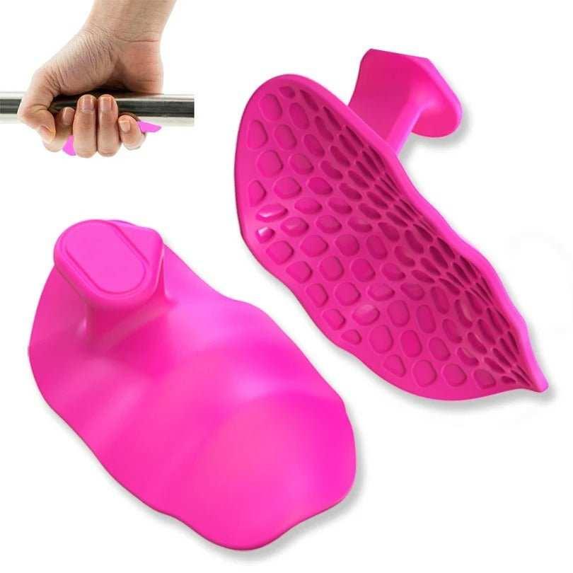 gant musculation sans doigt rose