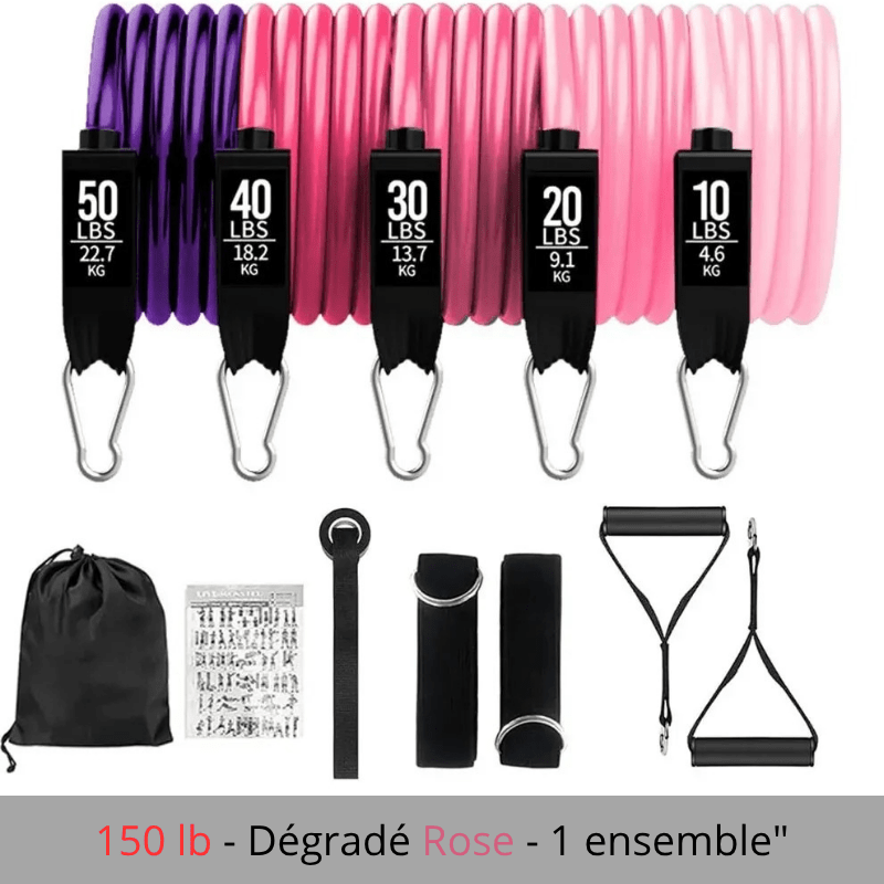 ÉLASTIQUE MUSCULATION |POWER ROPE - Fitstoremaison