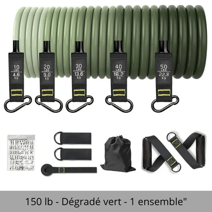 ÉLASTIQUE MUSCULATION |POWER ROPE - Fitstoremaison