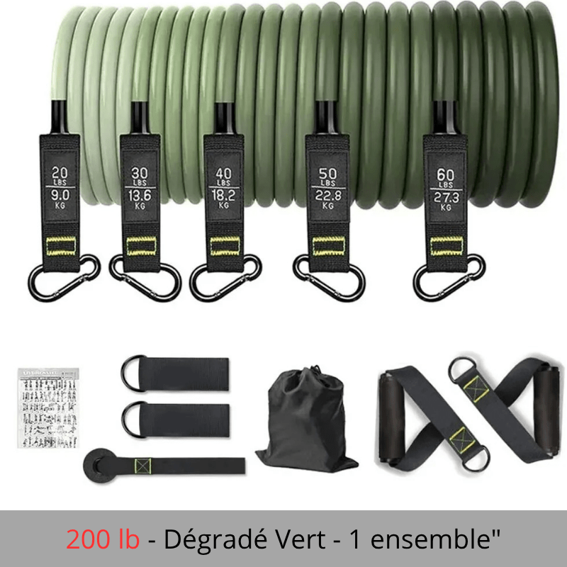 ÉLASTIQUE MUSCULATION |POWER ROPE - Fitstoremaison