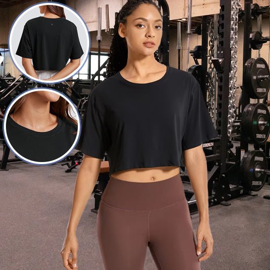 t shirt sport femme | col rond - Fitstoremaison