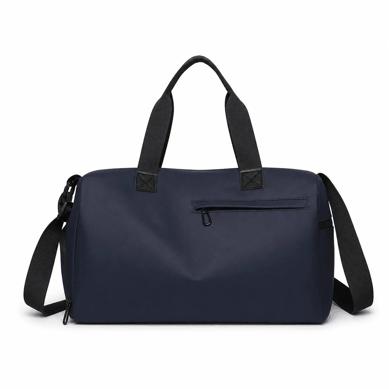 sac de sport bleu fond blanc