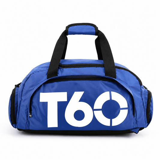 sac de sport femme bleu blanc t soixante