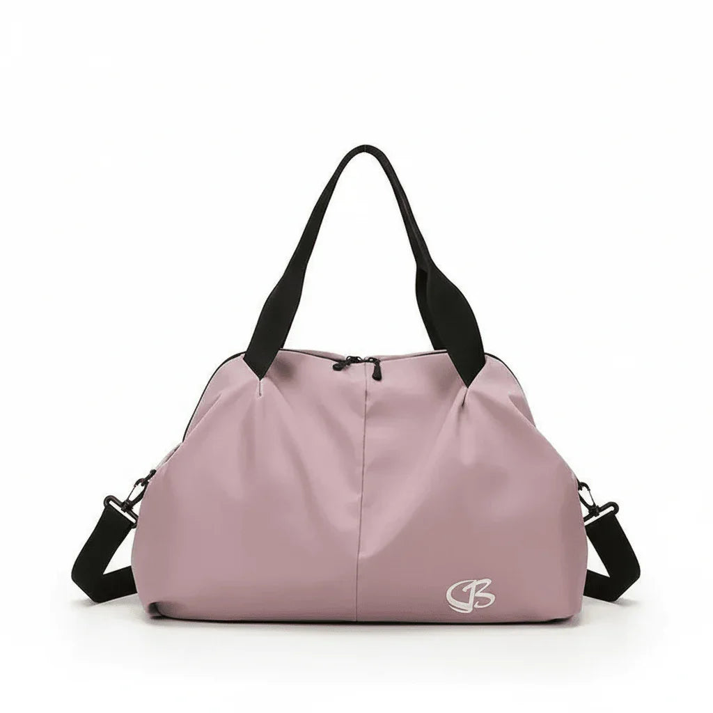 sac de sport femme violet fond blanc