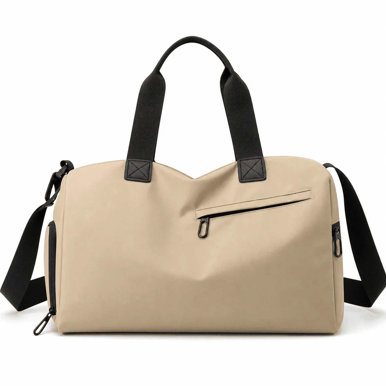 sac de sport kaki fond blanc