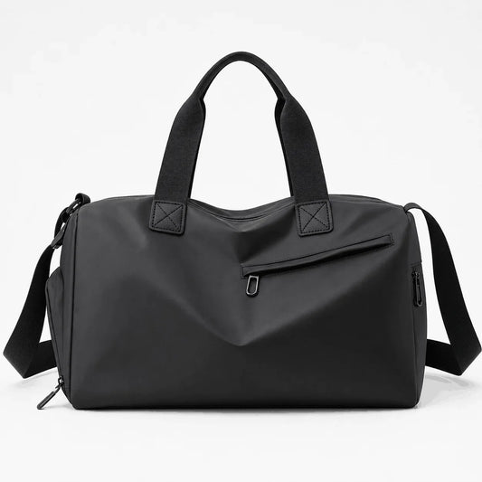 sac de sport noir fond blanc