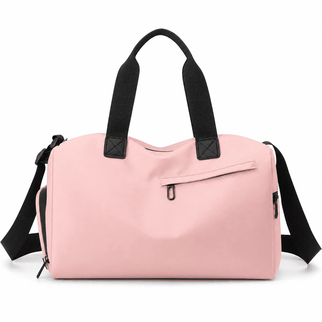 sac de sport rose fond blanc
