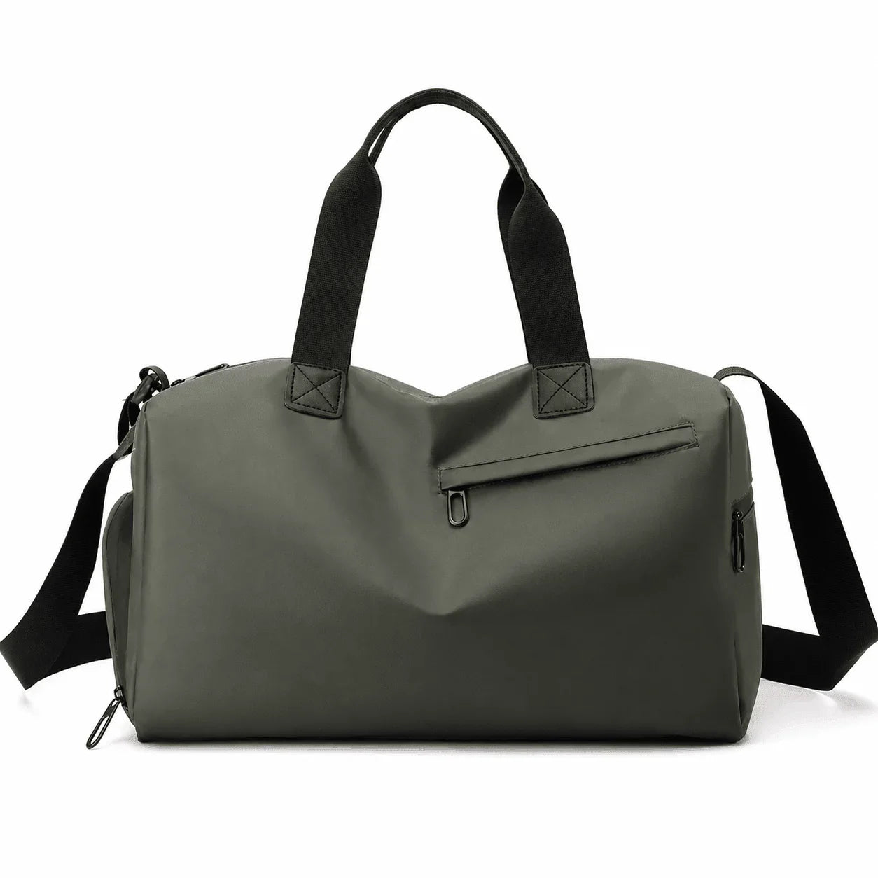 sac de sport vert fond blanc