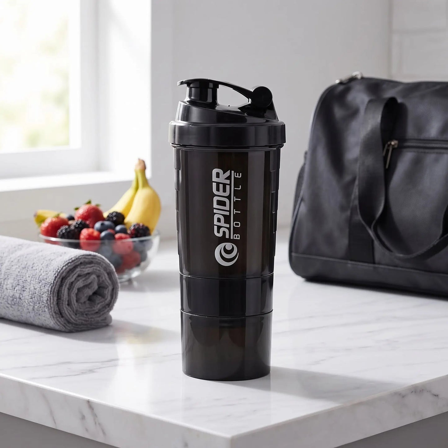 shaker proteine noir 700ml