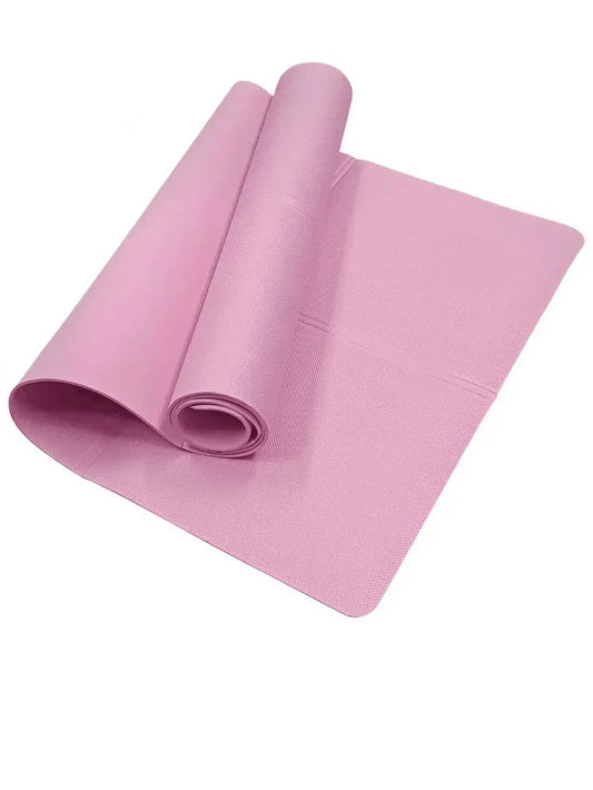 tapis du sport rose pliable