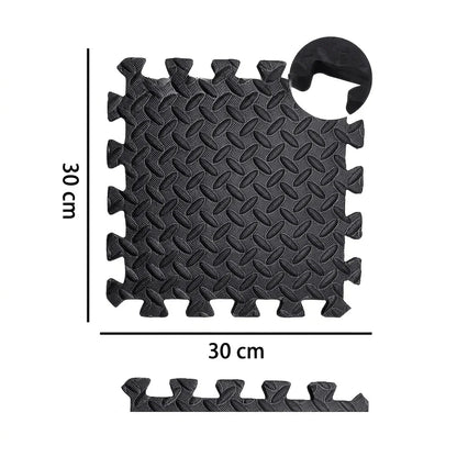 tapis mousse puzzle noir