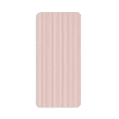 yoga tapis rose strie antiderapant fond blanc